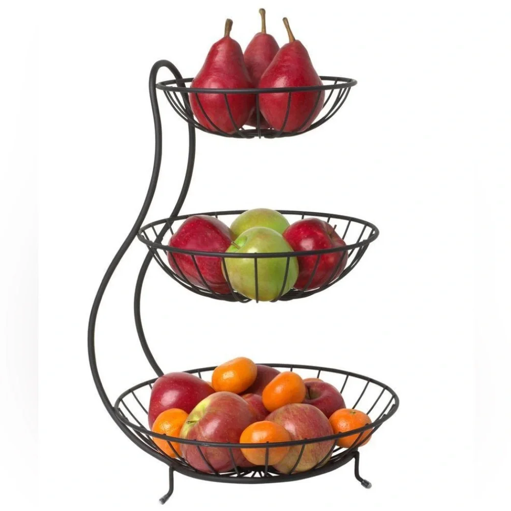Spectrum Yumi 19 in. x 12.75 in. x 13 in. Steel Arched 3-Tier Server